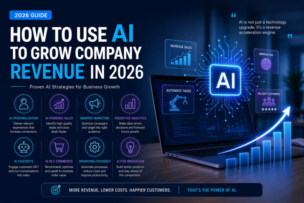 How to Use AI to Grow Company Revenue in 2026 | Proven Strategies for Business Growth